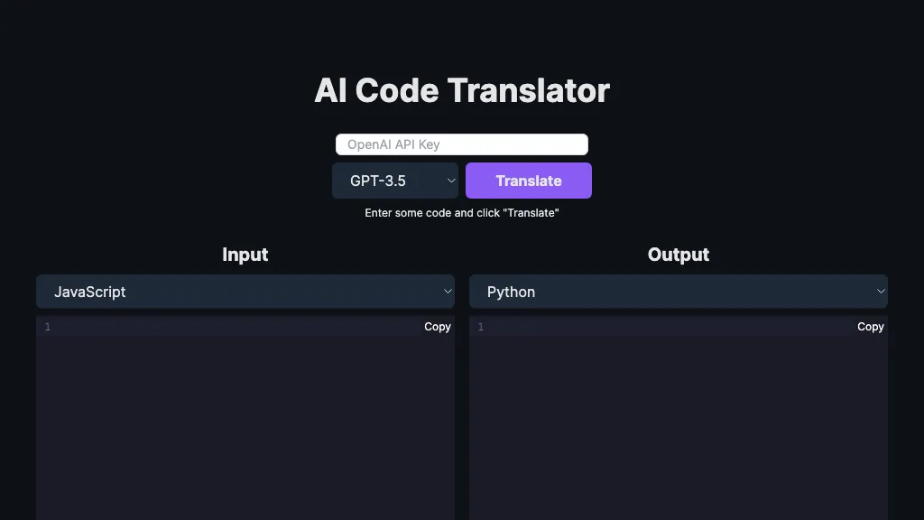 AI Code Translator